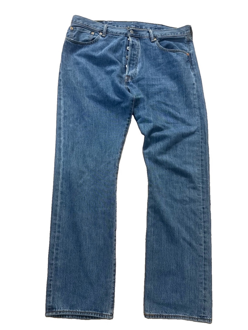 Levi's Straight-Leg Blue Denim Jeans